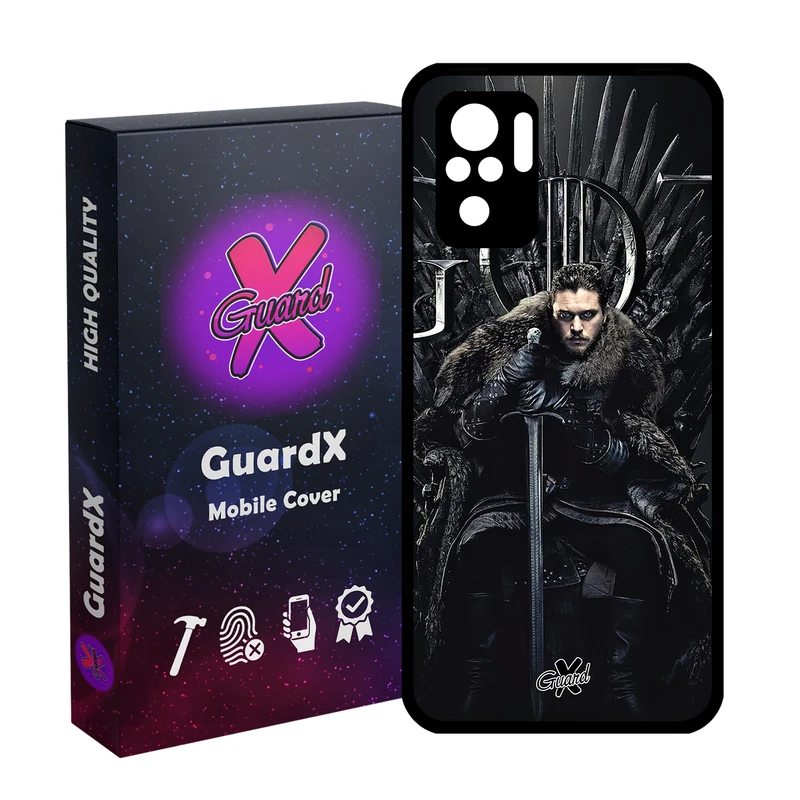 کاور گارد ایکس طرح Jon Snow مدل Glass10416 مناسب برای گوشی موبایل شیائومی Redmi Note 10 4G/Note 10S