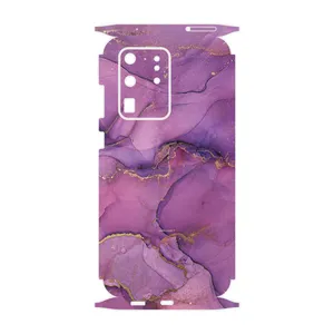 MAHOOT Purple Marble-FullSkin Cover Sticker for Samsung Galaxy S20 Ultra
