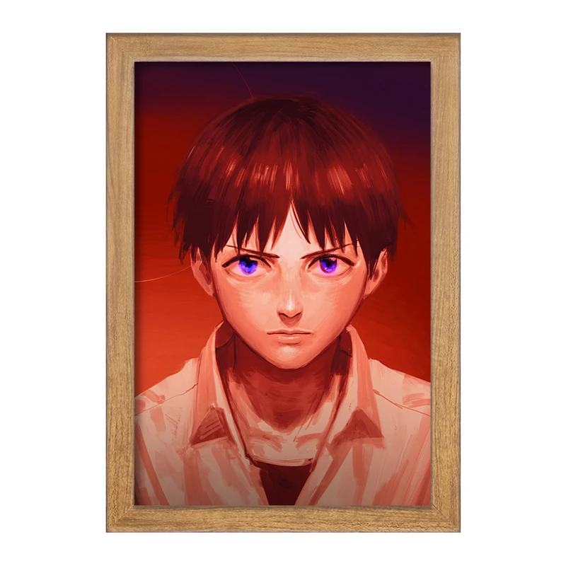 تابلو خندالو مدل شینجی انیمه اونگلیون  کد 13823