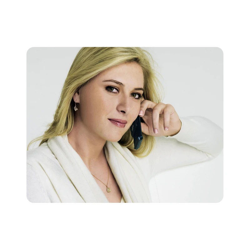 ماوس پد اطلس آبی طرح ماریا شارا پوورا تنیسور روسی مدل T6671