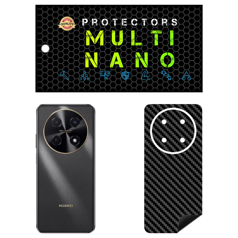 برچسب پوششی مولتی نانو طرح کربن مدل X-F1C مناسب برای گوشی موبایل هوآوی Nova 12i