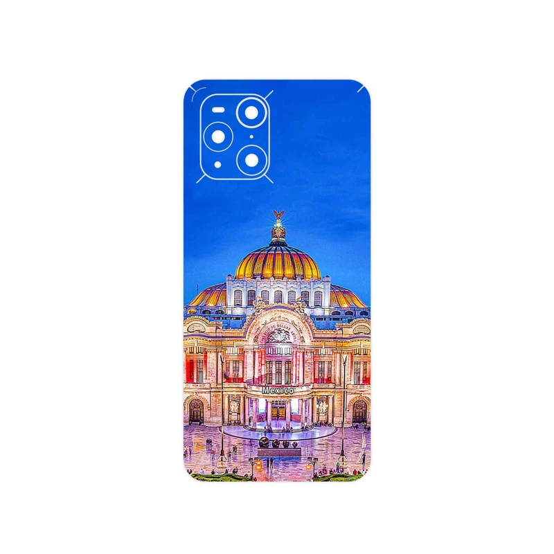 برچسب پوششی ماهوت مدل Mexico City مناسب برای گوشی موبایل اپو Find X3 Pro