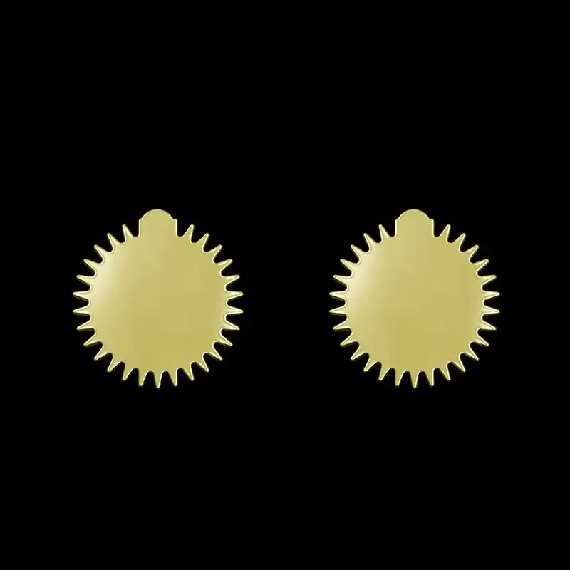 گوشواره طلا 18 عیار زنانه مدوپد مدل ستاره کد GA1-15607