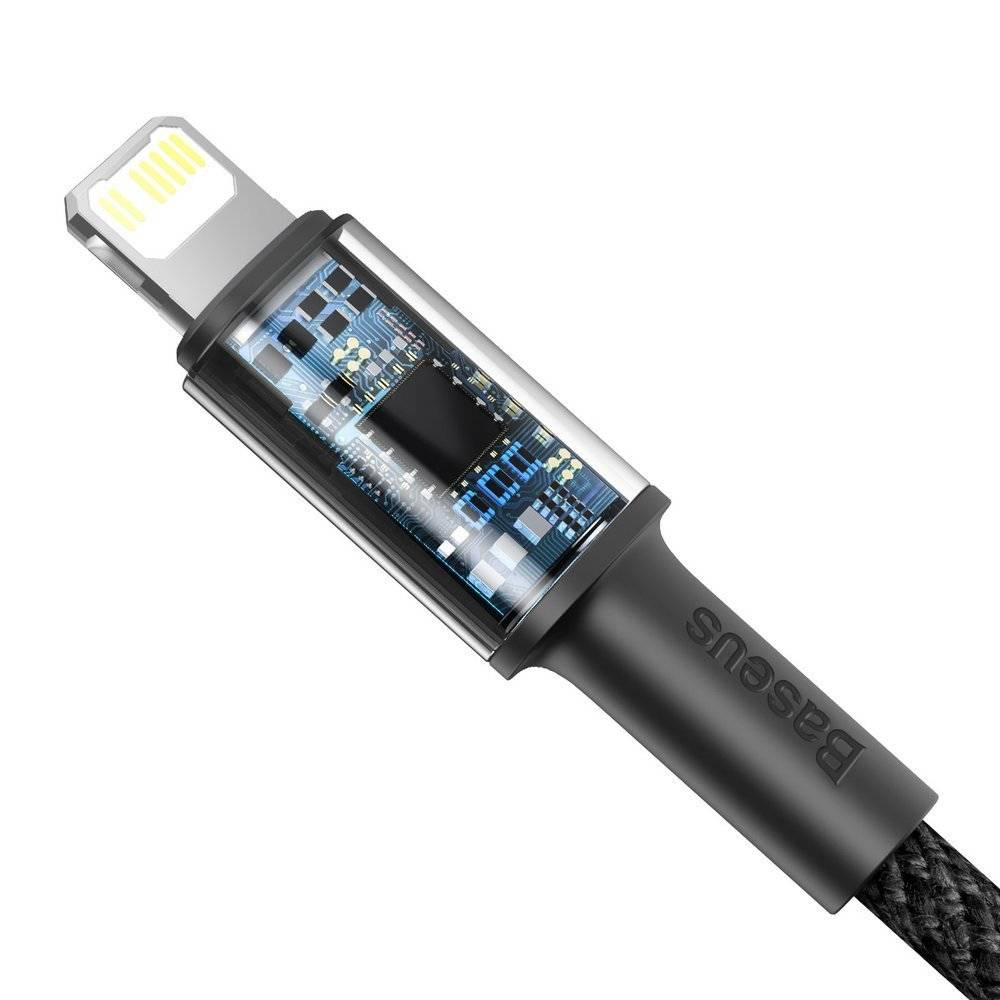 کابل تبدیل USB-C به لایتنینگ باسئوس مدل  CATLGD-01 20W طول 1 متر