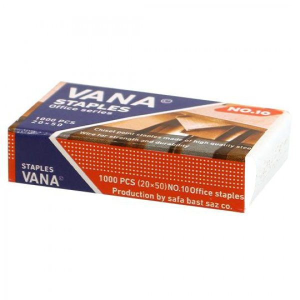 سوزن منگنه وانا مدل k02 سایز 10 بسته 1000 عددی