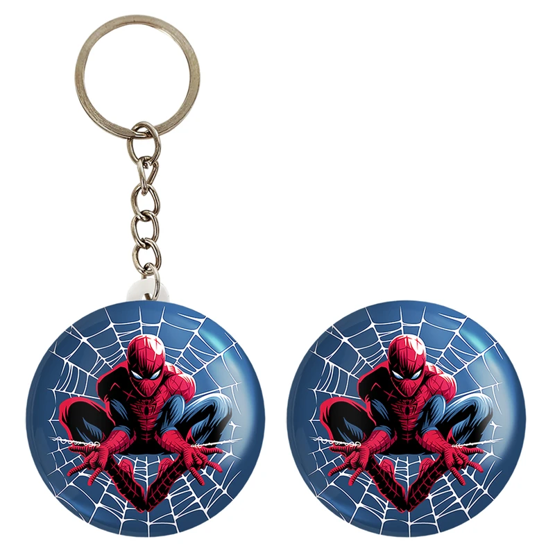 پیکسل خندالو مدل مرد عنکبوتی Spider Man کد 13180 به همراه جاکلیدی