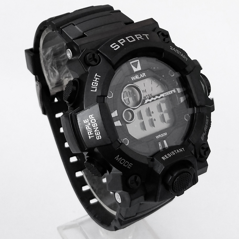 ساعت مچی دیجیتال والار مدل اسپرت ضدآب کرنومتر چراغدار کد 200D