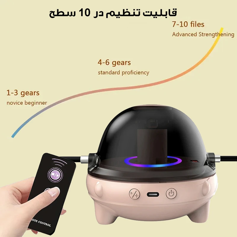 عکس شماره 4 : طناب ورزشی هوشمند مدل اسپیکر دار کد pr-l002