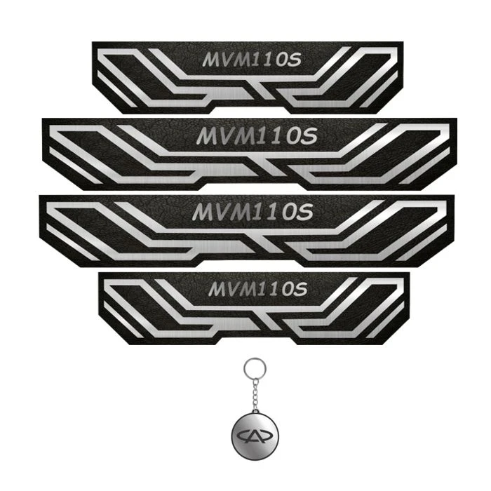 برچسب پارکابی خودرو مهدیار کد PKA 2032 مناسب برای MVM110s مجموعه 4 عددی به همراه جاکلیدی