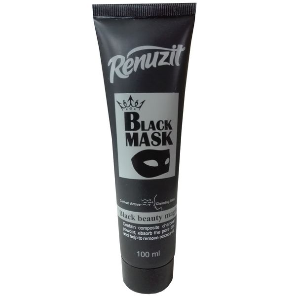 تجریه خرید ماسک صورت رینوزیت مدل Black mask carbon active حجم 100 میلی لیتر