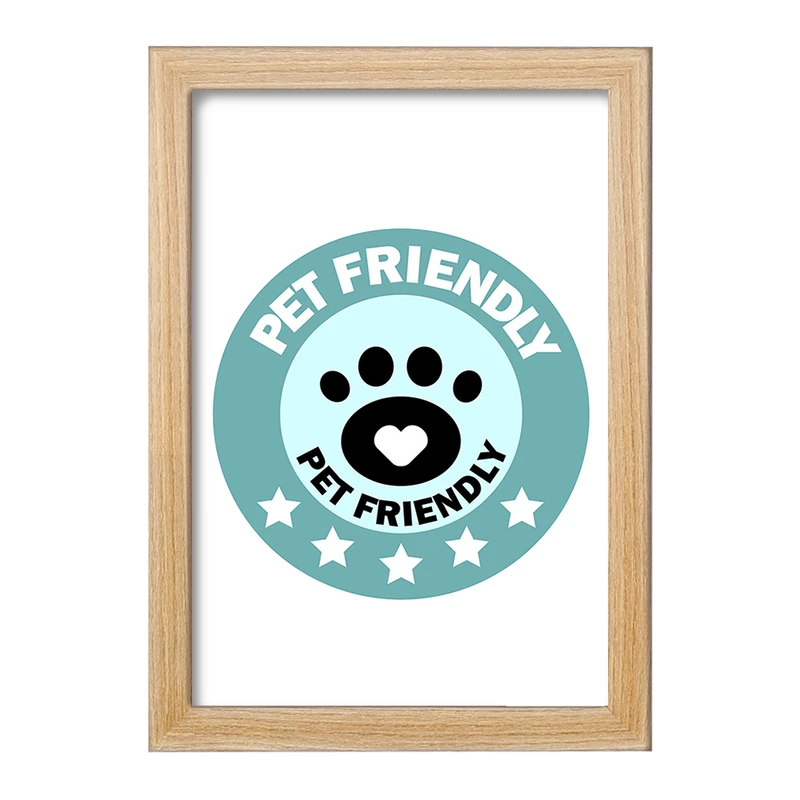 تابلو خندالو مدل حمایت از حیوانات کد 27339