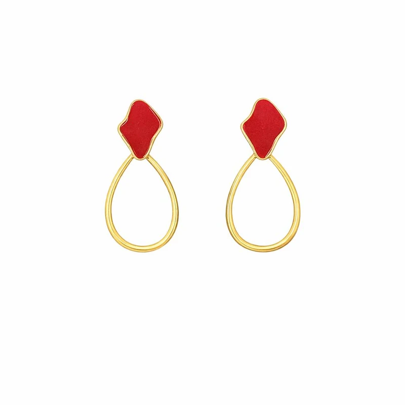 گوشواره آویز زنانه مدل اشکی