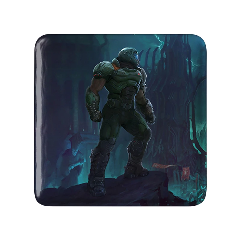 مگنت خندالو طرح دووم اسلیر و ارتش هل دووم اترنال مدل مربعی کد 30598