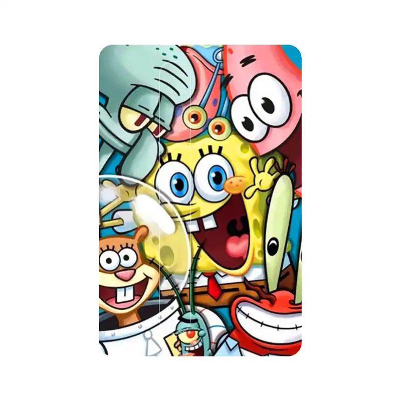 استیکر کارت پیکسل میکسل مدل باب اسفنجی و دوستان