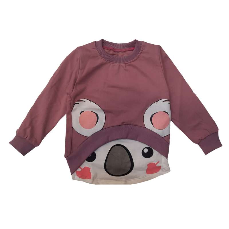 تی شرت آستین بلند دخترانه مدل d58