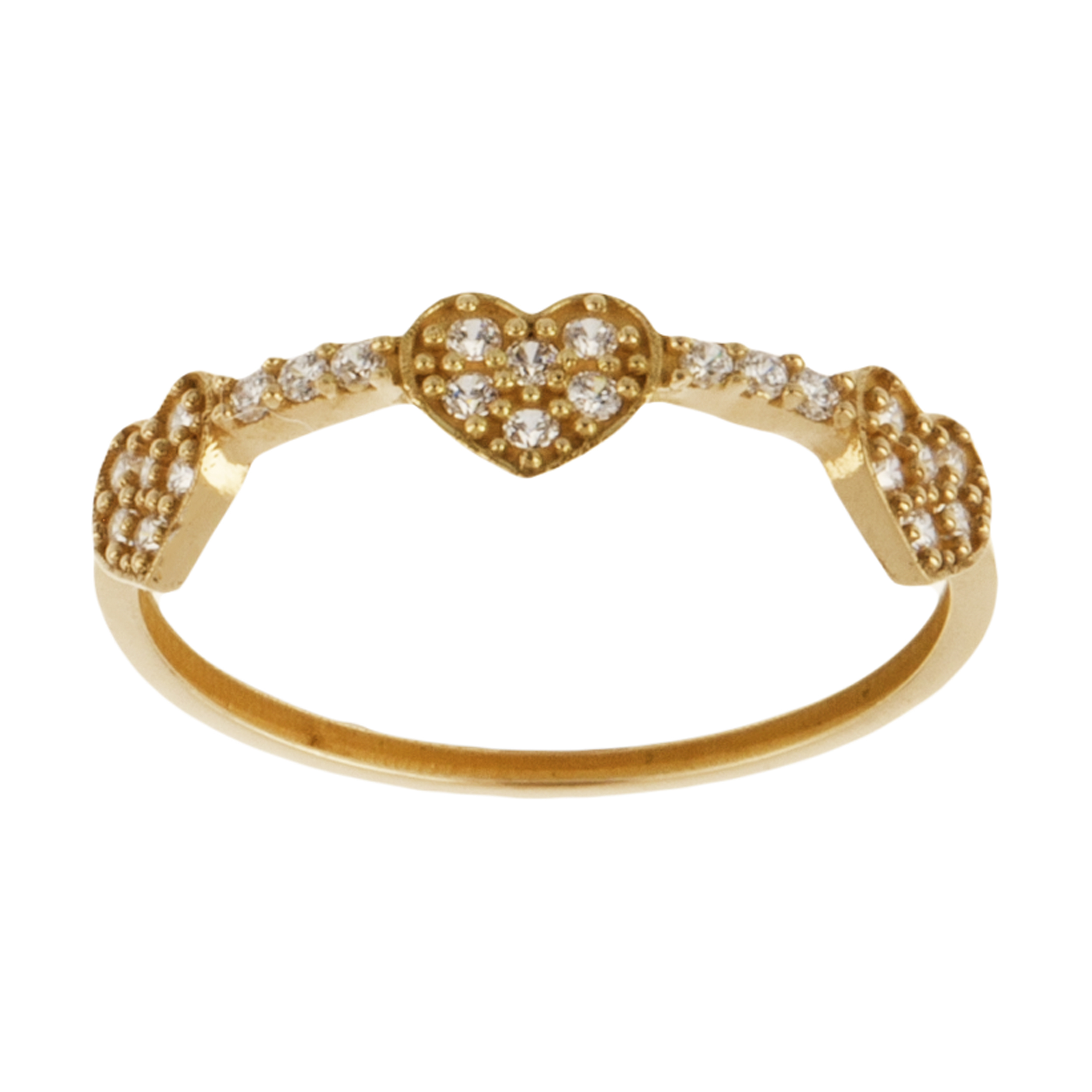 انگشتر طلا 18 عیار زنانه میو گلد مدل GD906-55