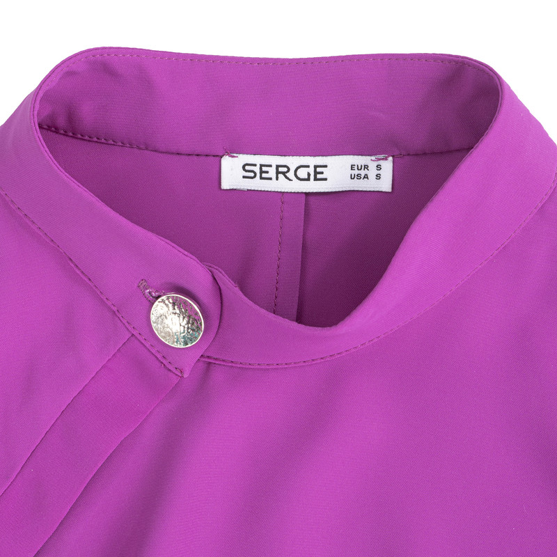 بلوز آستین بلند زنانه سرژه مدل 204617 رنگ ارغوانی