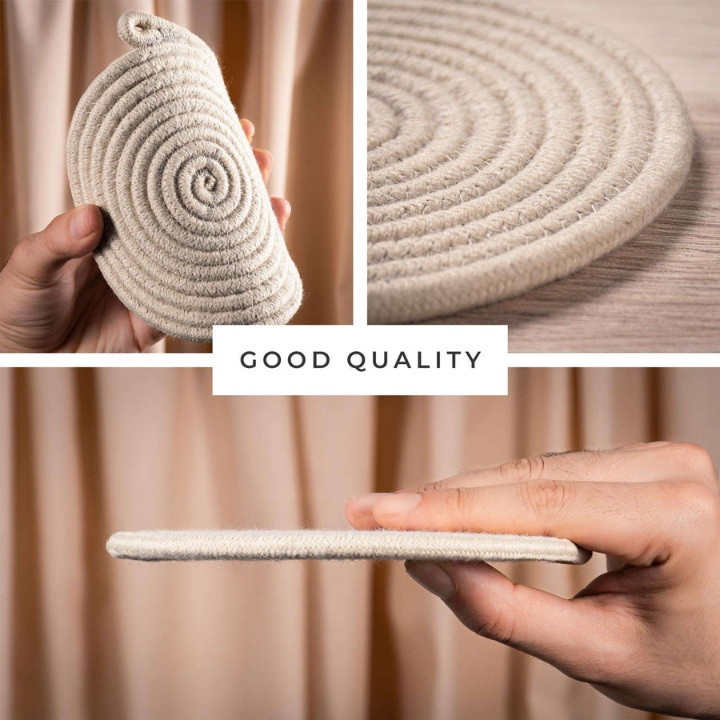 زیر لیوانی مدل حلقه مجموعه 2 عددی