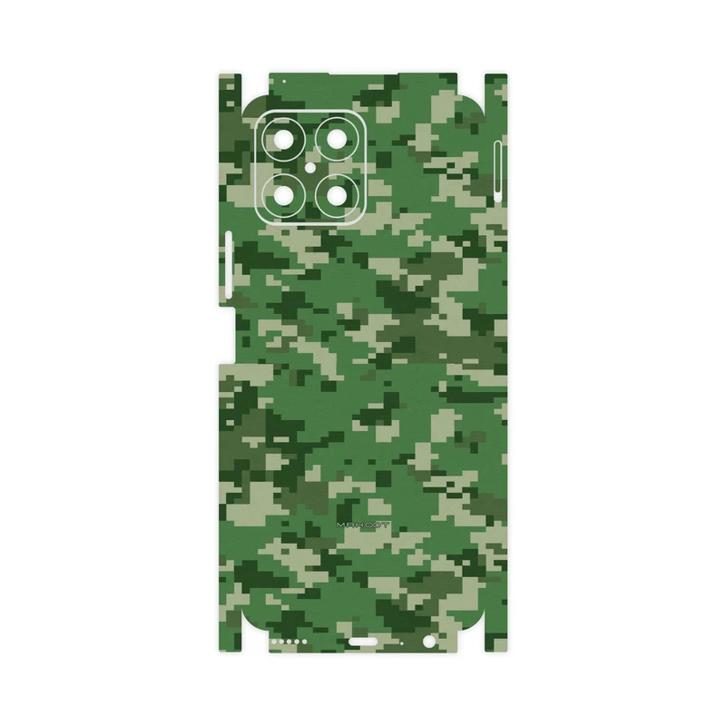 برچسب پوششی ماهوت مدل Army-Green-Pixel-FullSkin مناسب برای گوشی موبایل آنر X8