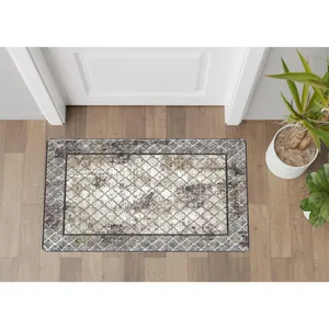 پادری مدل ورودی رویه مخمل  کد S250 سایز 75x45 سانتی متر