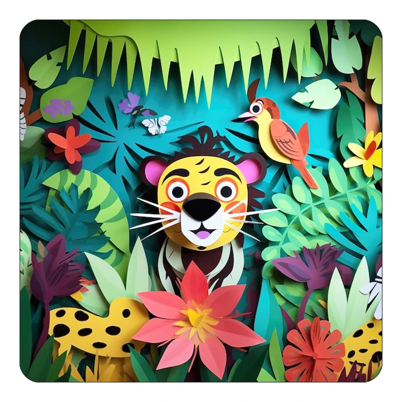 مگنت کاکتی طرح حیوانات رنگی مدل mp26646