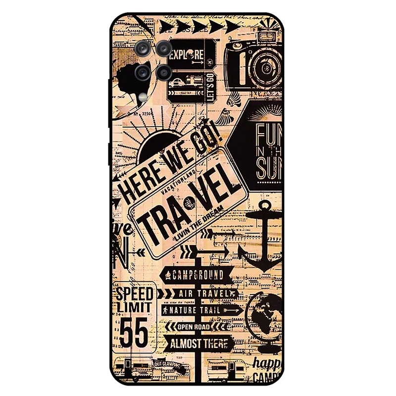 کاور مگافون طرح مسافرت مدل 8098 مناسب برای گوشی موبایل سامسونگ Galaxy F22 