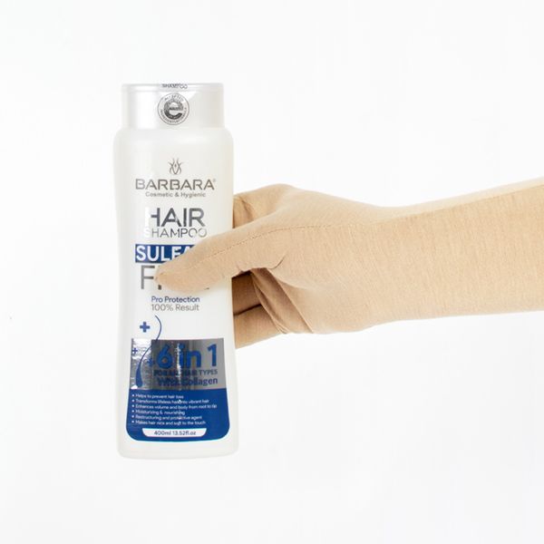 شامپو مو بدون سولفات باربارا مدل Ultra Soft و Pro Protection حجم 400 میلی لیتر مجموعه 2 عددی -  - 9