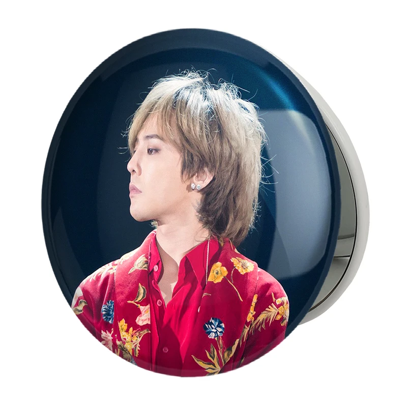 آینه جیبی خندالو طرح جی دراگون گروه بیگ بنگ BIGBANG مدل تاشو کد 12561 