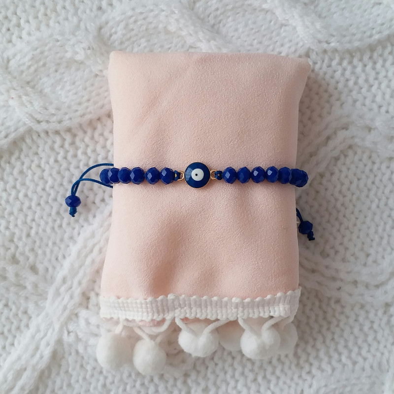 دستبند دخترانه مدل چشم نظر کریستالی CH1 دستبند دخترانه مدل چشم نظر کریستالی CH1