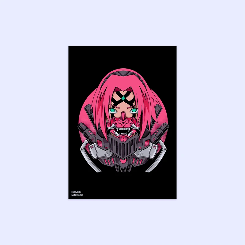 پوستر هومرو مدل فلزی طرح انیمه ناروتو کد PS1317
