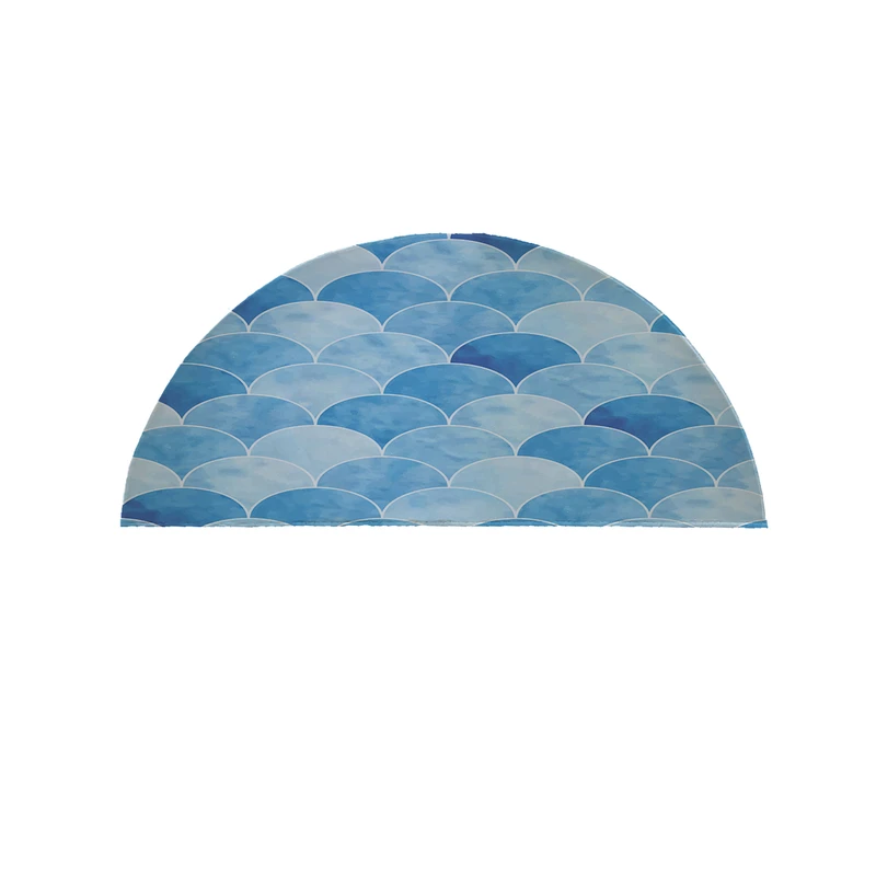 پادری مدل نیم دایره طرح کلاسیک کد 9150 سایز 90×45 سانتی متر