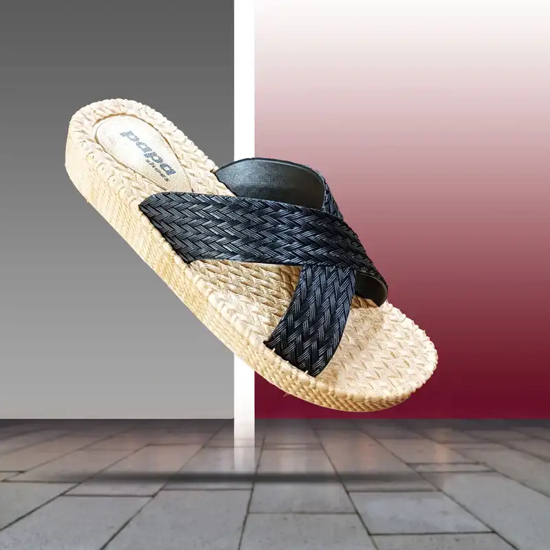 دمپایی زنانه پاپا مدل طبی دوختی کد Bk-900002