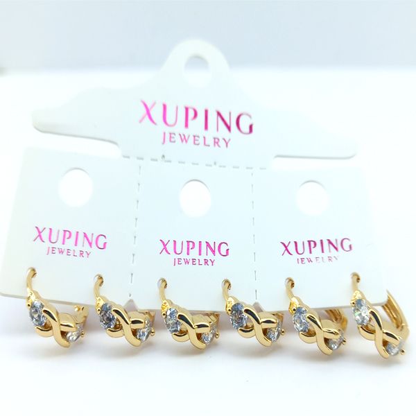 گوشواره زنانه ژوپینگ مدل ضربدری کد 3578 -  - 3