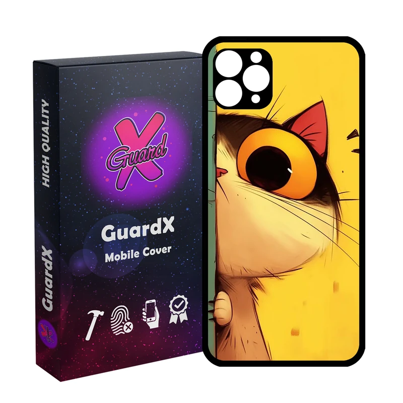کاور گارد ایکس طرح Cat مدل  Glass10781 مناسب برای گوشی موبایل اپل iPhone 11 Pro Max