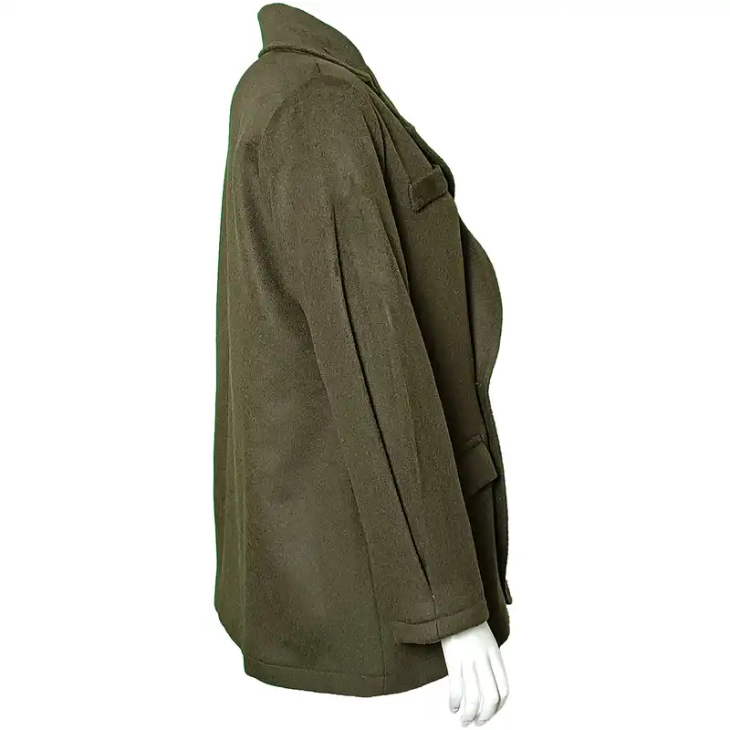 پالتو زنانه بی تی مدل فوتر پوستی کد Ja246 رنگ یشمی