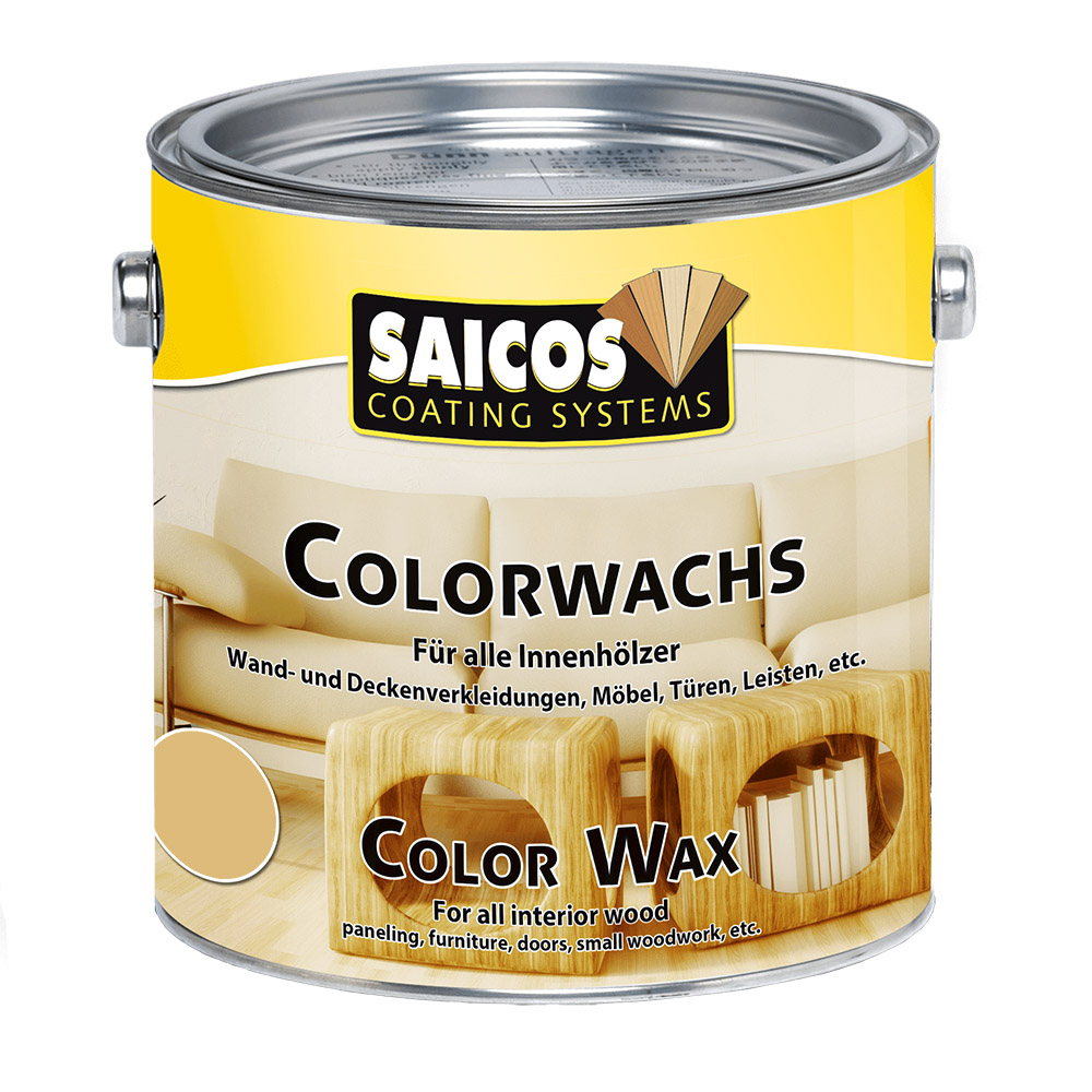 رنگ چوب فضای داخلی سایکوز مدل ColorWax Oak 3058 حجم 2.5 لیتر