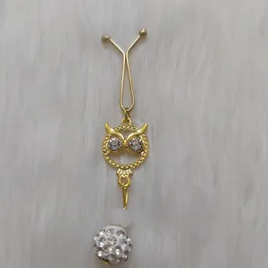 گیره روسری مدل یو آویز طرح جغد کد owl110