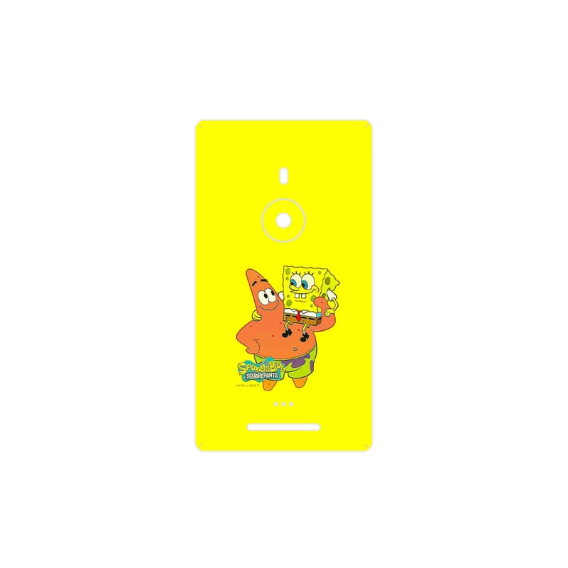 برچسب پوششی ماهوت مدل SpongeBob SquarePants مناسب برای گوشی موبایل نوکیا Lumia 925