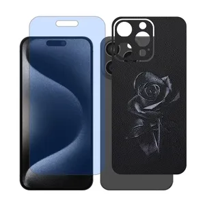 Glass Together model matte anti blue screen protector Suitable for Apple iPhone 16 Pro Max mobile phone with back cover sticker