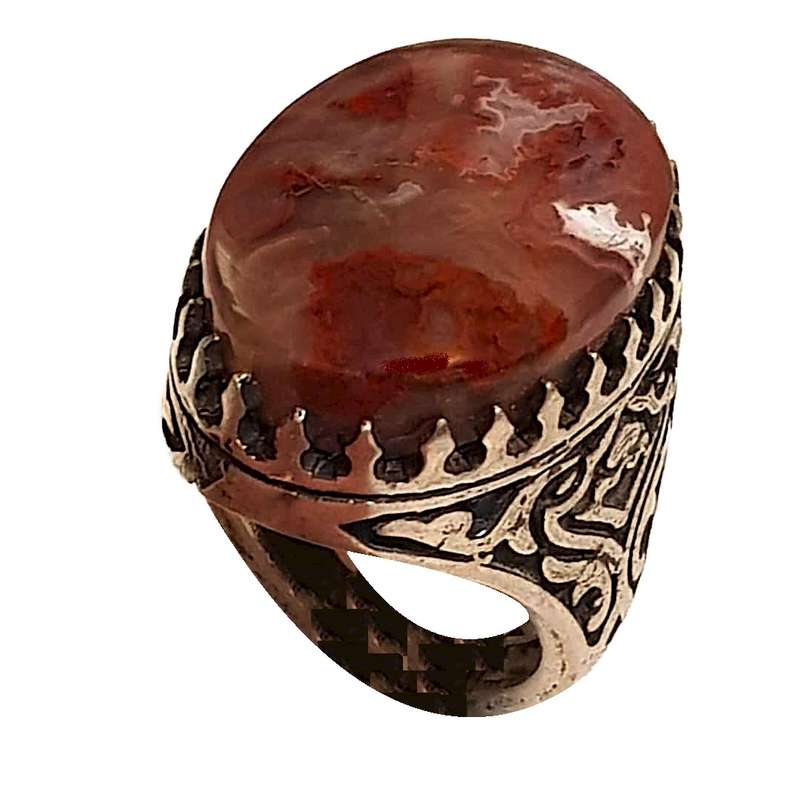 انگشتر نقره مردانه مدل شجر زمستانی درختی سلطنتی