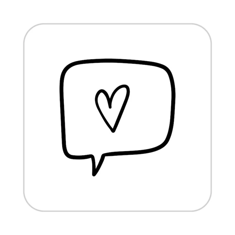 زیر لیوانی کاکتی طرح عاشقانه مدل mp37172