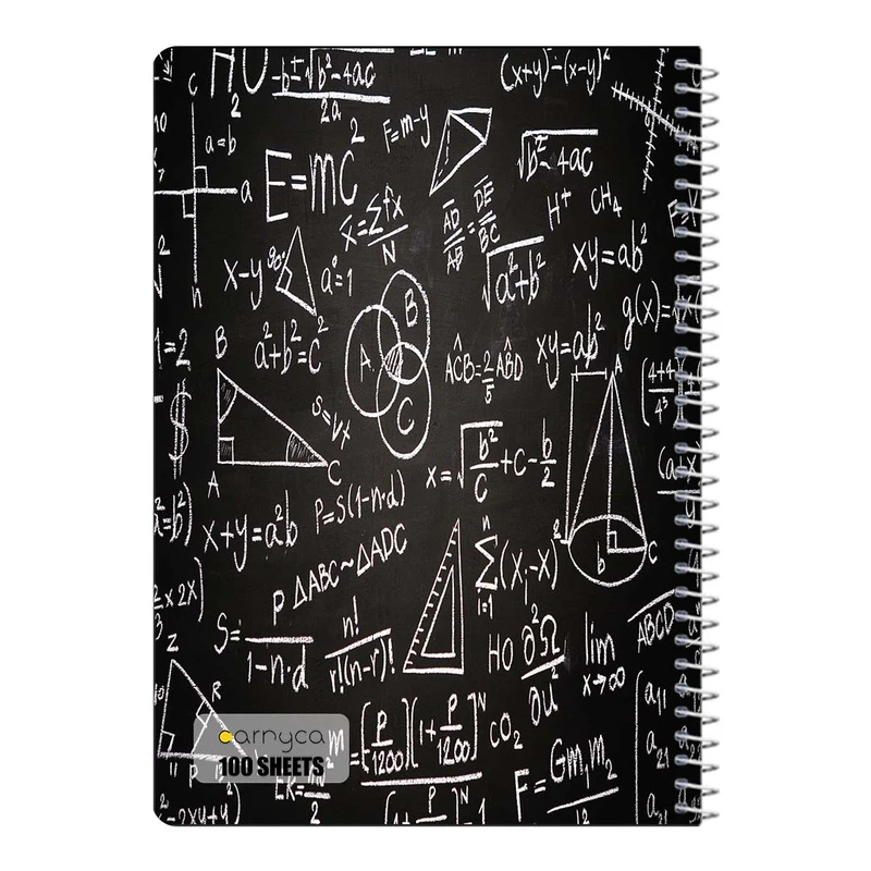 دفتر مشق 100 برگ سیمی کارنیکا طرح فیزیک Physics کد 37656