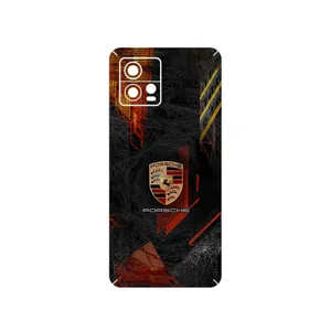 MAHOOT Porsche_Logo Cover Sticker for Motorola Moto G72