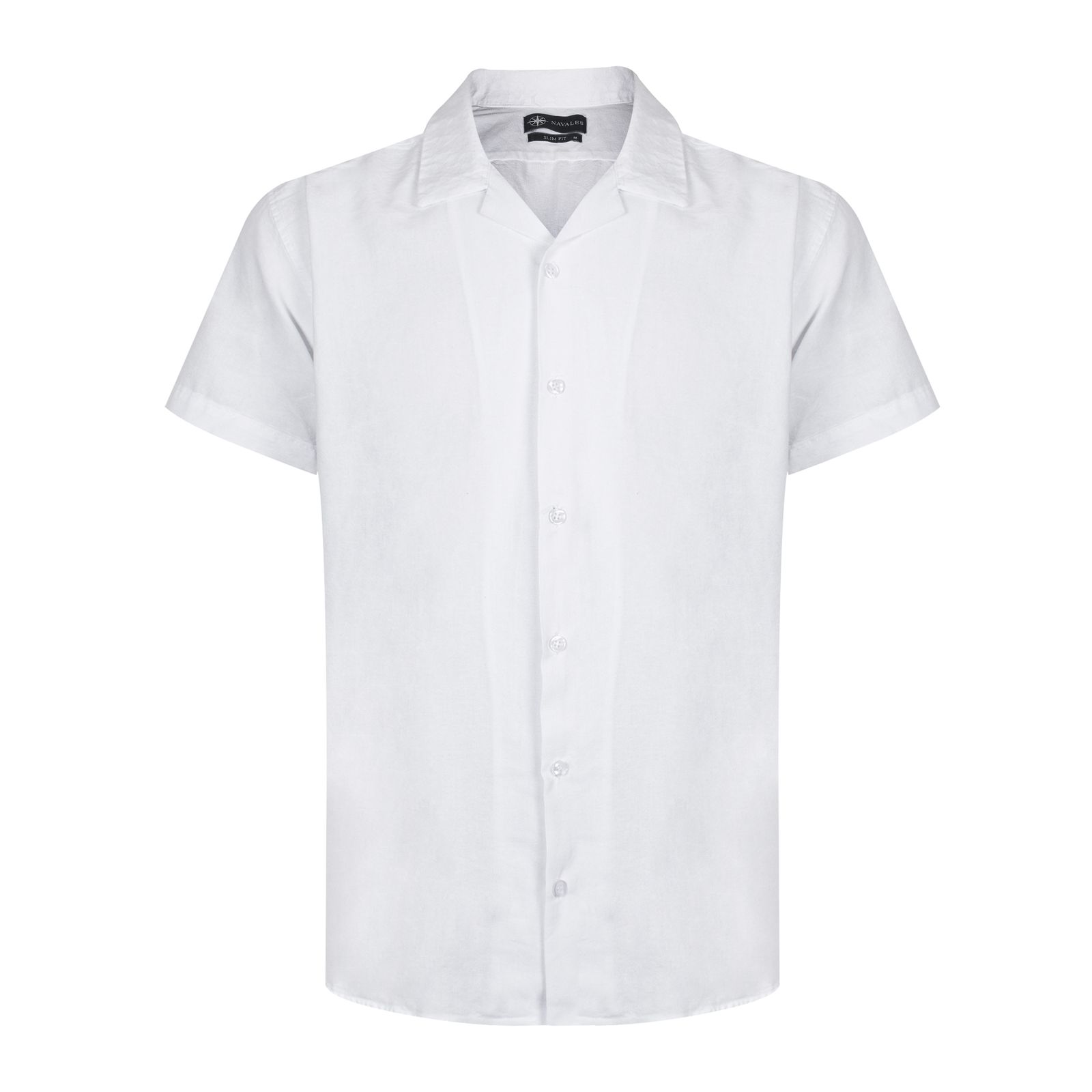 پیراهن آستین کوتاه مردانه ناوالس مدل BACONAO SHIRT رنگ سفید -  - 1
