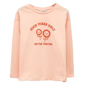 تی شرت آستین بلند دخترانه ال سی وایکیکی مدل W19010Z4