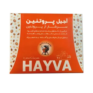 بار آجیل پروتئین طعم باربیکیو هایوا - 265 گرم