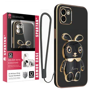 Spartan Bunny Cover For Samsung A03 with strap