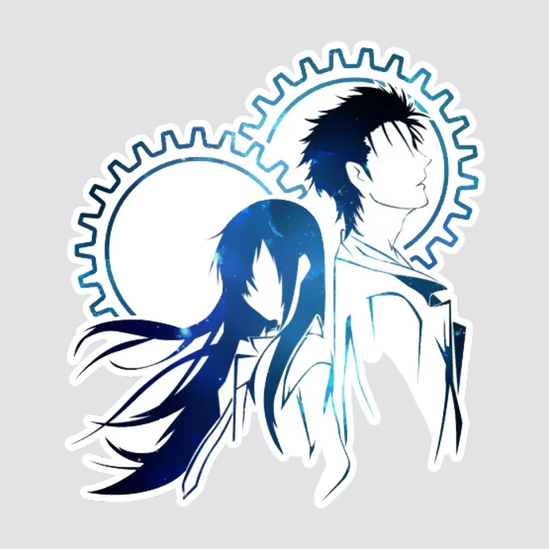 استیکر لپ تاپ پیکسل میکسل مدل انیمه steins gate کد 4