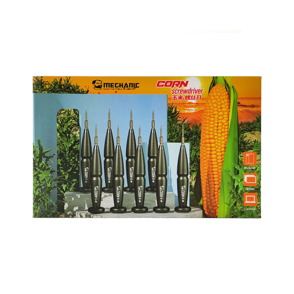 پیچ گوشتی مکانیک مدل corn  بسته 9 عددی