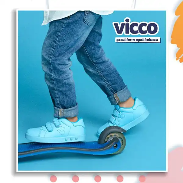 کفش راحتی چراغدار بچگانه ویکو کد 313.19